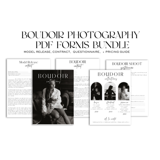 The Boudoir Bible: Template Bundle
